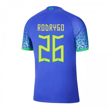 Goedkope Brazilië RODRYGO 26 Uitshirt World Cup 2022